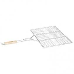 Double Grille Barbecue  30x40cm Chrome