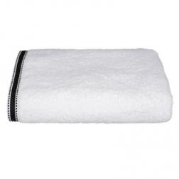 Drap de bain "Joia", coton 550 gr/m², blanc 100x150 cm