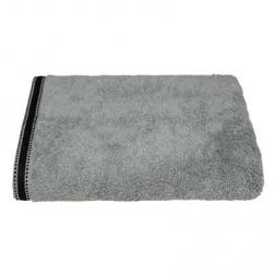 Drap de bain "Joia", coton 550 gr/m², gris foncé 100x150 cm