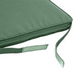 Galette de chaise carrée Vert Olive 40x40cm Polyester