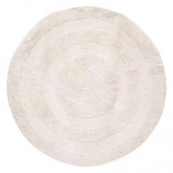 Tapis enfant "Spirale", blanc, coton D120 cm Atmosphera