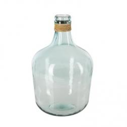 Vase Dame Jeanne, verre, transparent, H43 cm