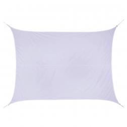 Voile d'ombrage rectangulaire Curacao Blanc 3X4m