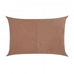 Voile d'ombrage rectangulaire Curacao Taupe 2X3m