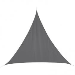 Voile d'ombrage triangulaire Curacao  Ardoise 3 x 3 x 3 m - Polyester