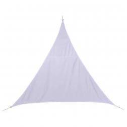  Voile d'ombrage triangulaire Curacao Blanc 5X5X5m