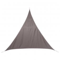 Voile d'ombrage triangulaire Curacao Taupe 3 x 3 x 3 m - Polyester